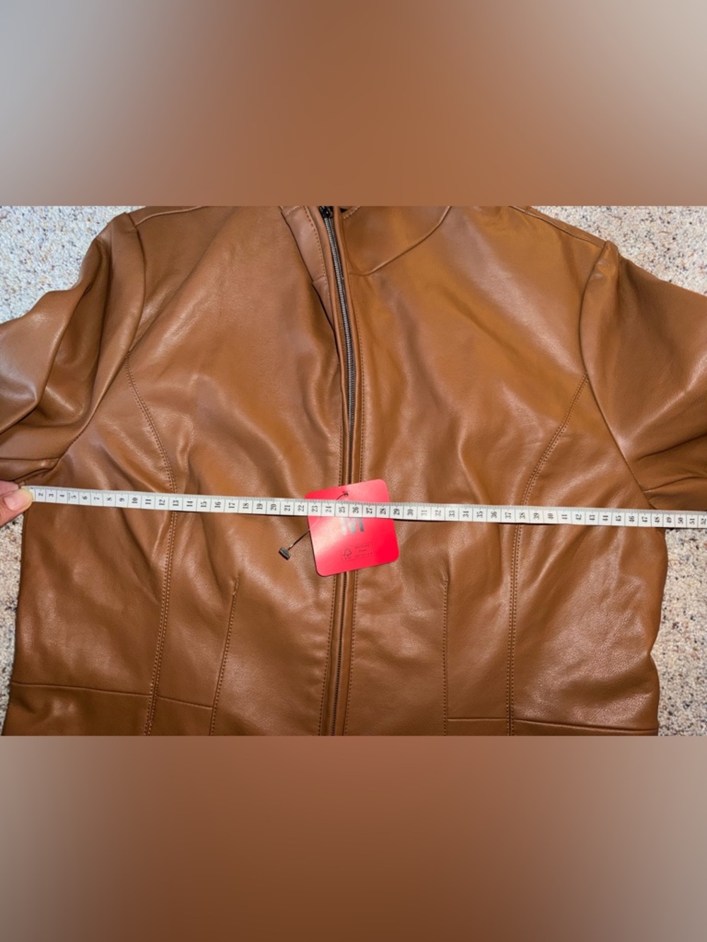 Kenneth Cole New York women's faux leather jacket - Picture 15 of 15